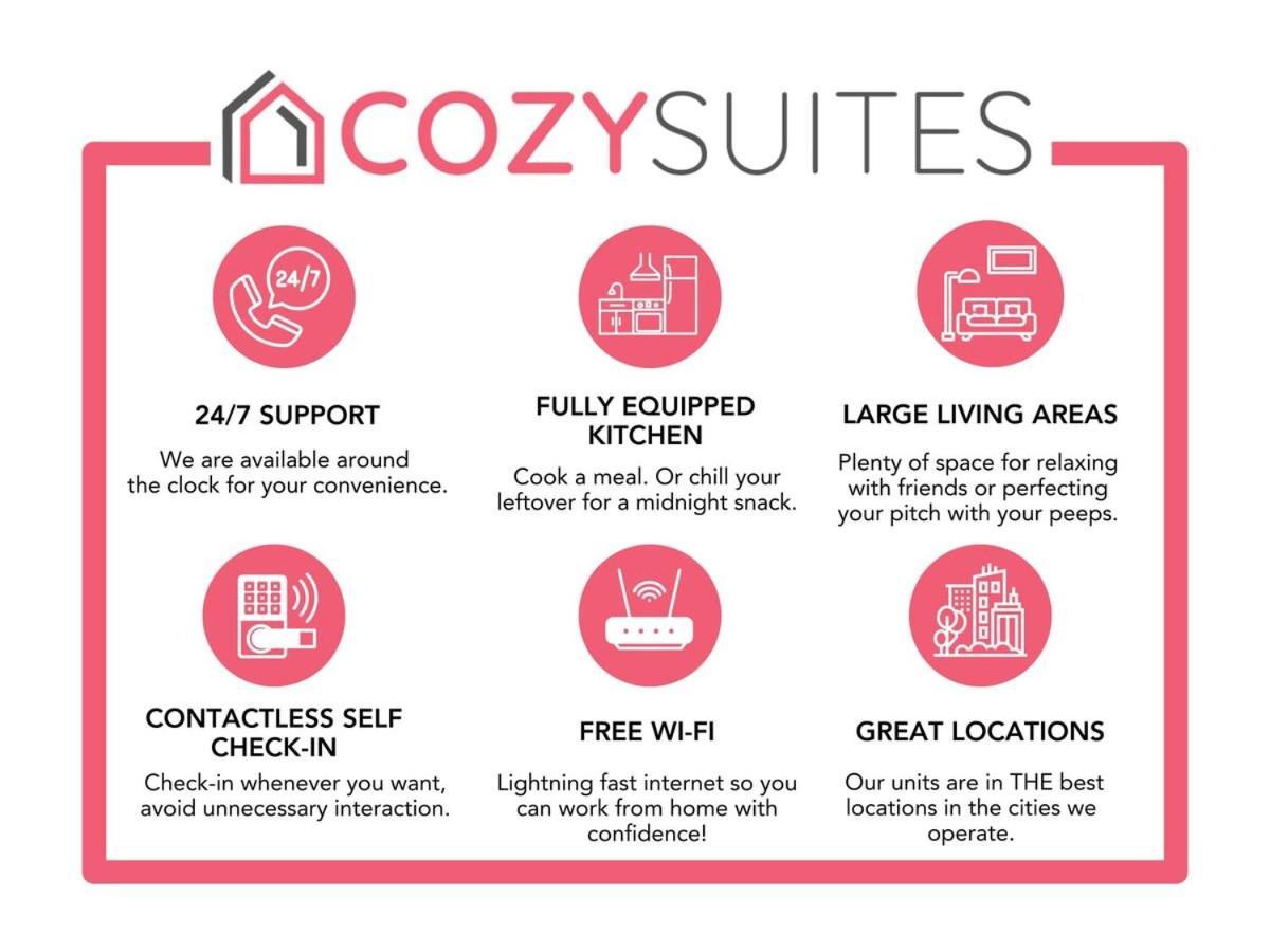 Modern Downtown Apartment 2Br 2Ba By Cozysuites Indianapolis Zewnętrze zdjęcie